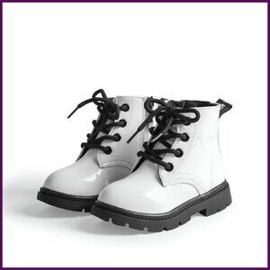 Toddler Hiking Boots PU Leather Rubber Sole Ankle Sneakers Durable